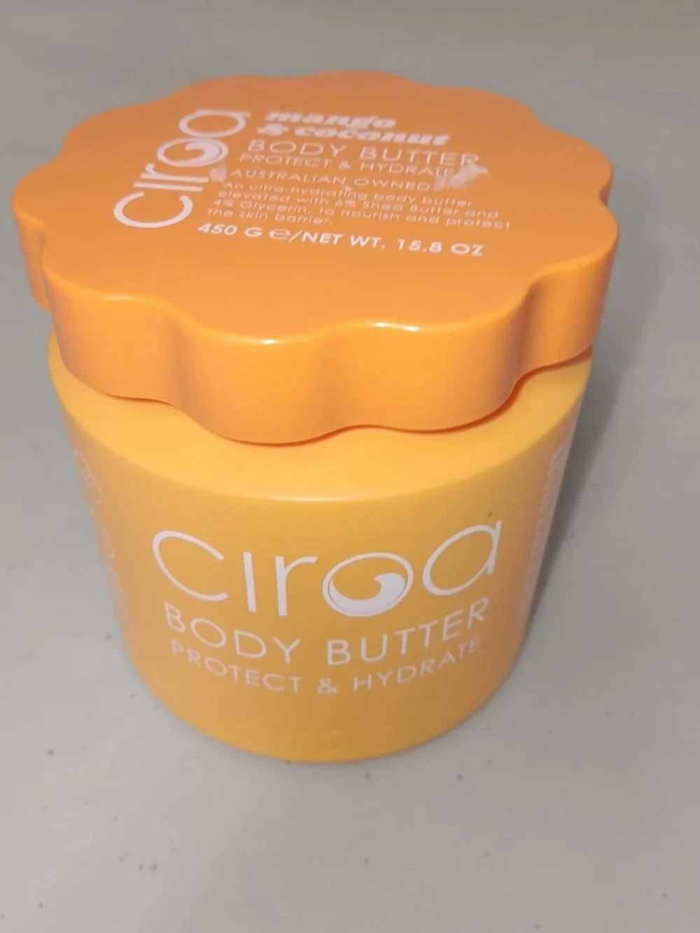 Ciroa Mango & Coconut Protect & Hydrate Body Butter 15.8 oz Australian Owned!